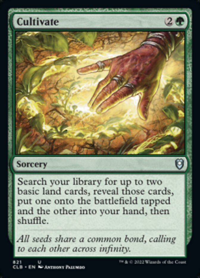 Cultivate [Commander Legends: Battle for Baldur's Gate] | Card Citadel