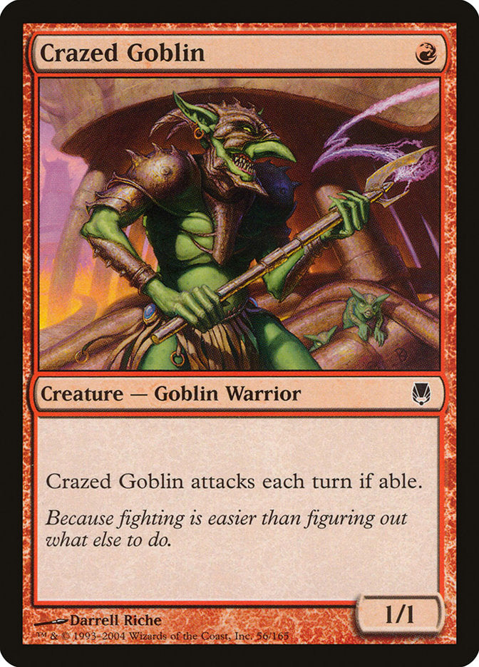 Crazed Goblin [Darksteel] | Card Citadel