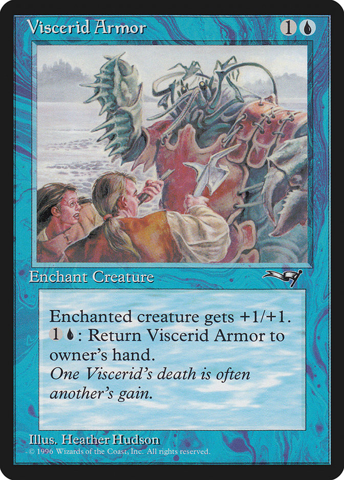 Viscerid Armor (Humans Attacking) [Alliances] | Card Citadel