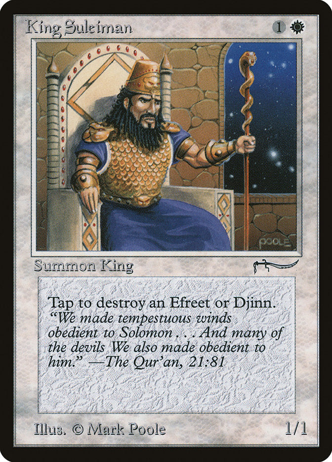 King Suleiman [Arabian Nights] | Card Citadel