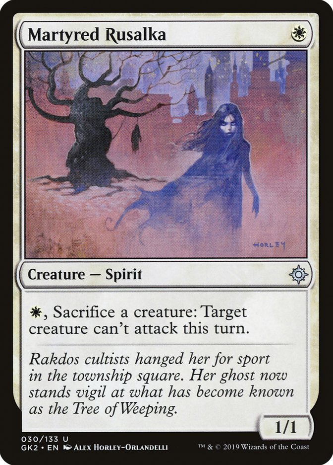 Martyred Rusalka [Ravnica Allegiance Guild Kit] | Card Citadel