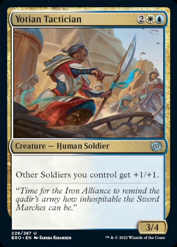 Yotian Tactician [The Brothers' War] | Card Citadel
