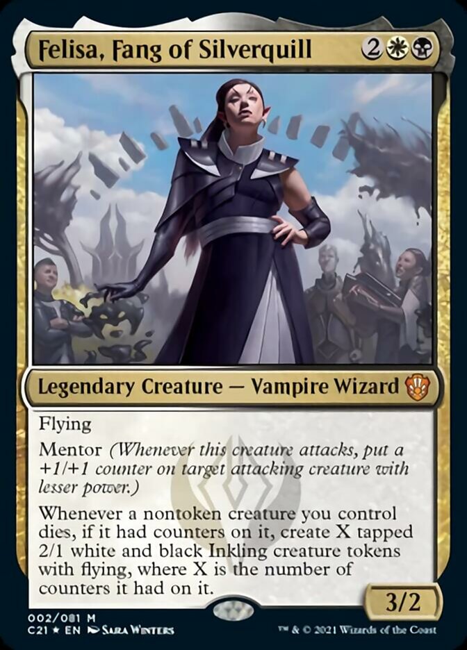 Felisa, Fang of Silverquill [Commander 2021] | Card Citadel