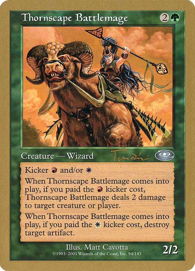 Thornscape Battlemage (Jan Tomcani) [World Championship Decks 2001] | Card Citadel