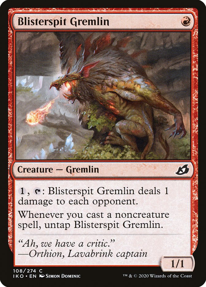 Blisterspit Gremlin [Ikoria: Lair of Behemoths] | Card Citadel