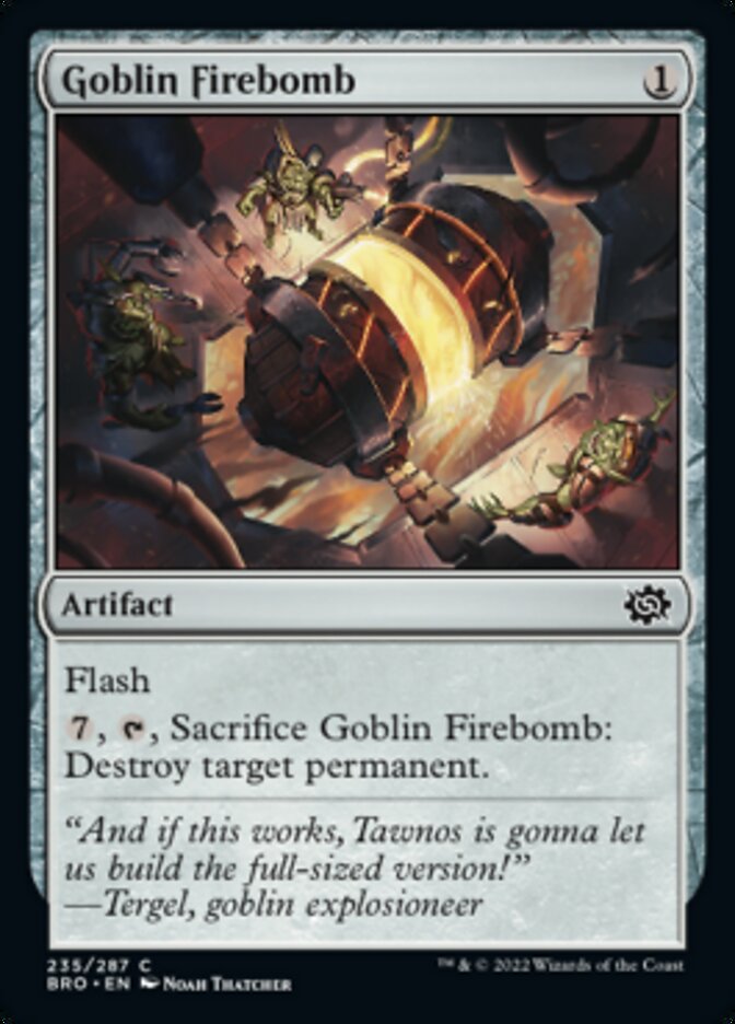 Goblin Firebomb [The Brothers' War] | Card Citadel