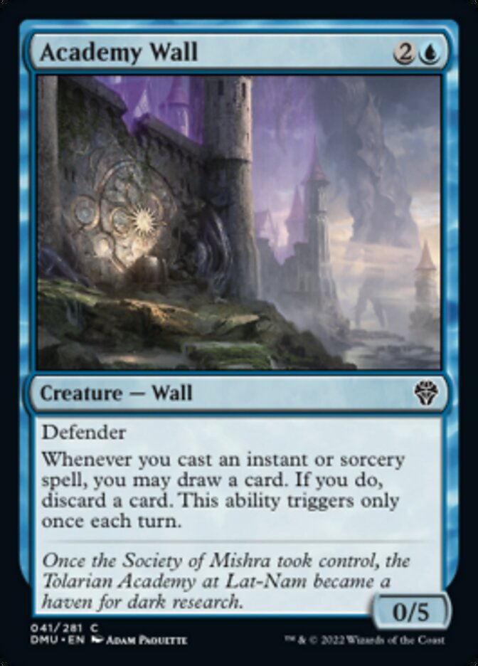 Academy Wall [Dominaria United] | Card Citadel