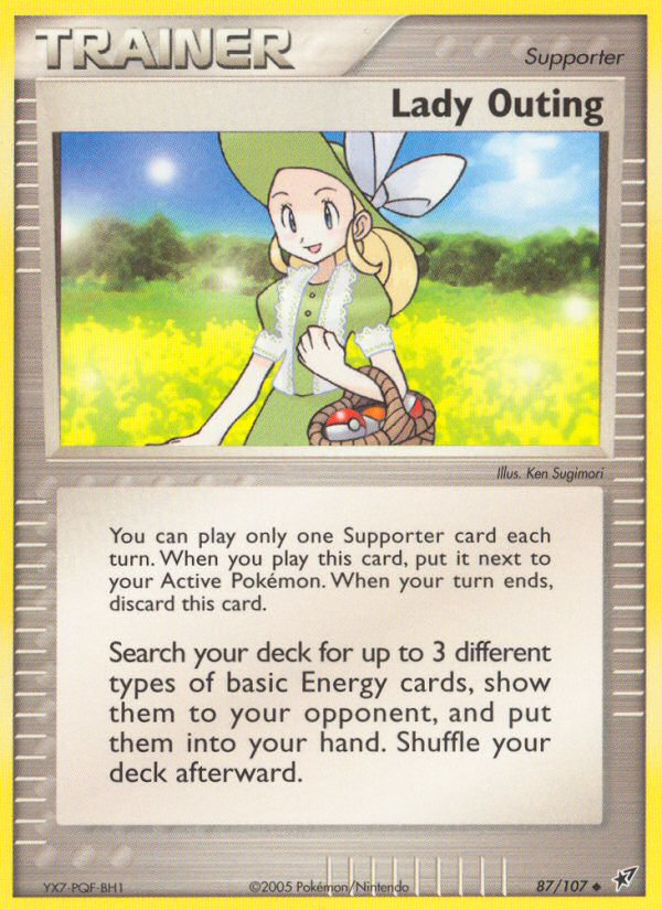Lady Outing (87/107) [EX: Deoxys] | Card Citadel