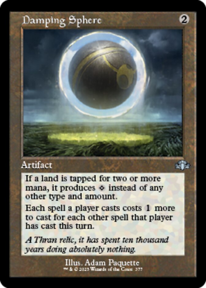 Damping Sphere (Retro) [Dominaria Remastered] | Card Citadel