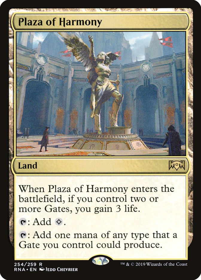 Plaza of Harmony [Ravnica Allegiance] | Card Citadel