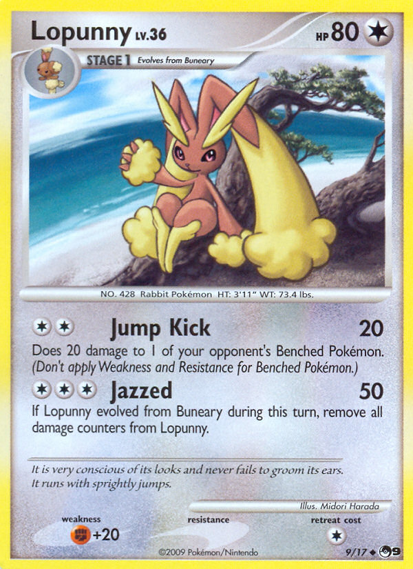 Lopunny (9/17) [POP Series 9] | Card Citadel