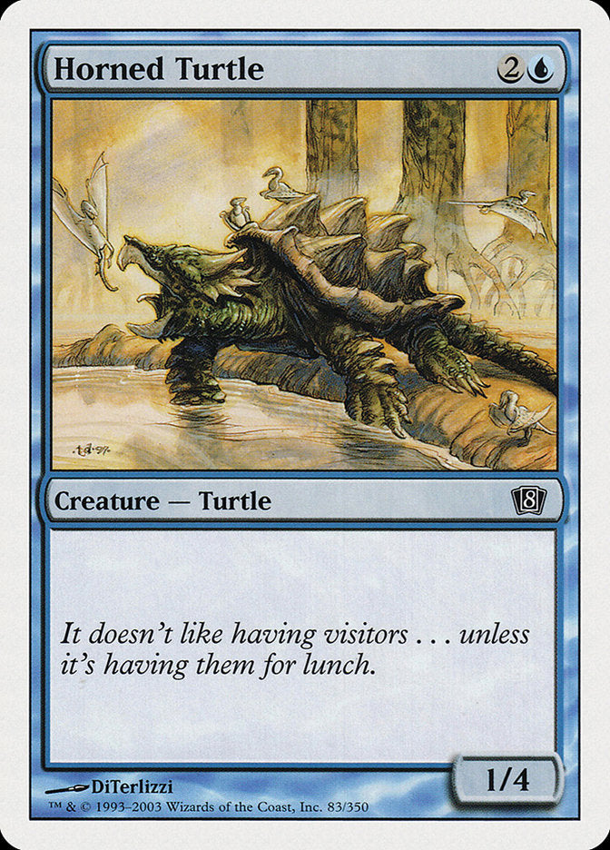 Horned Turtle [Eighth Edition] | Card Citadel