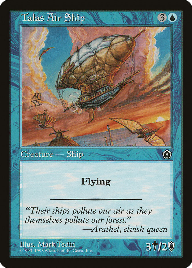 Talas Air Ship [Portal Second Age] | Card Citadel