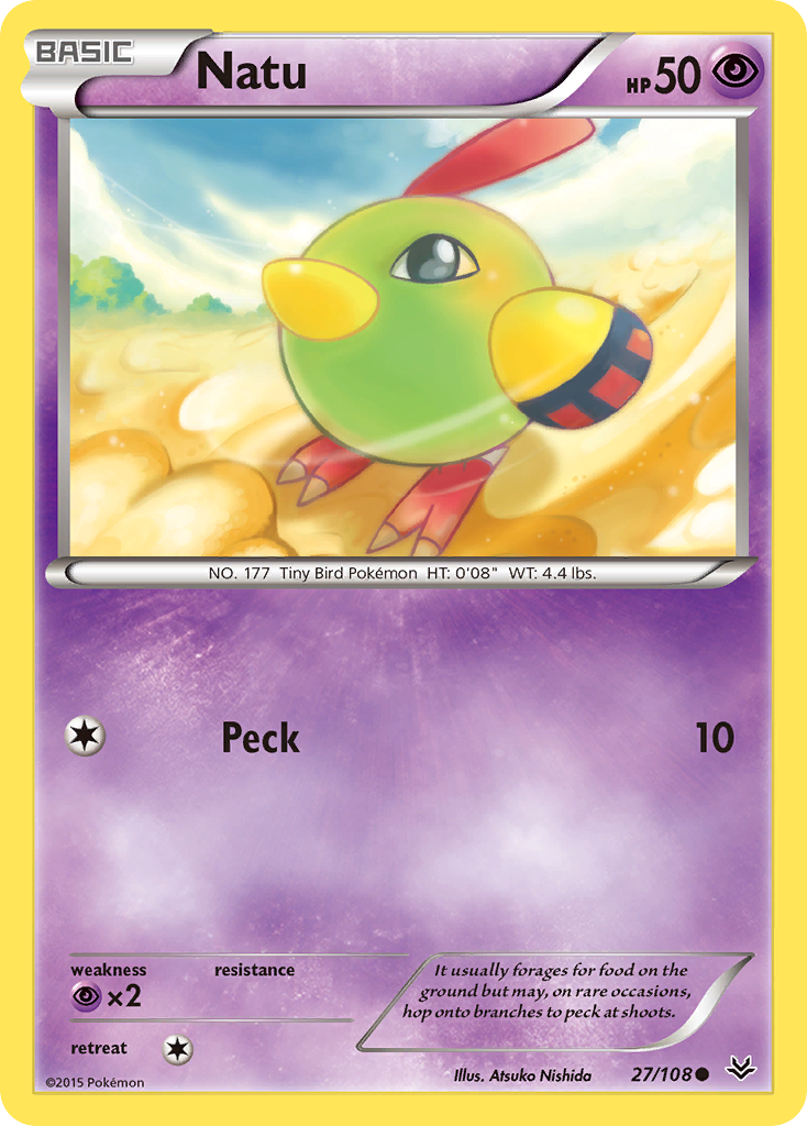 Natu (27/108) [XY: Roaring Skies] | Card Citadel