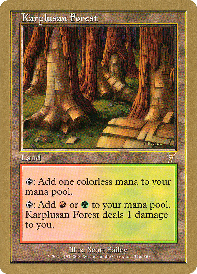 Karplusan Forest (Jan Tomcani) [World Championship Decks 2001] | Card Citadel