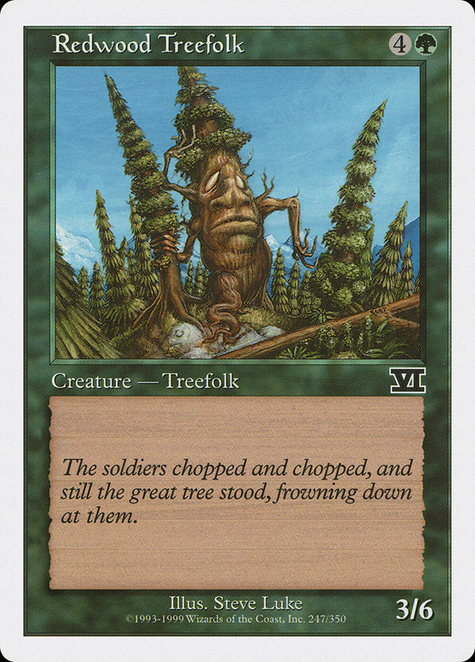 Redwood Treefolk [Classic Sixth Edition] | Card Citadel