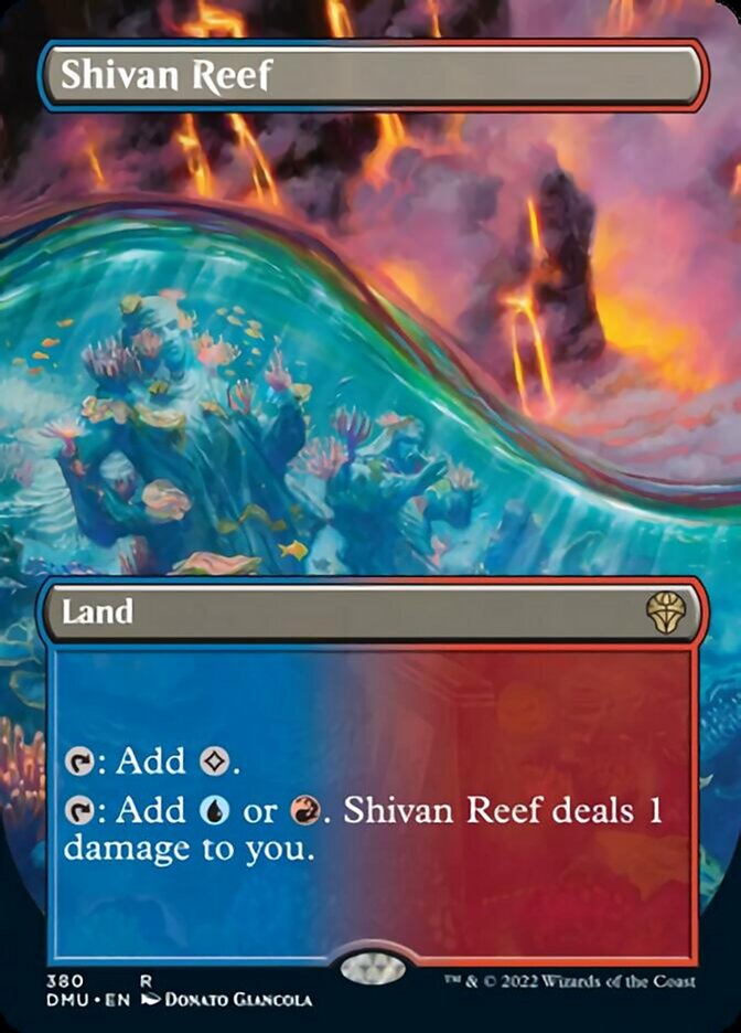 Shivan Reef (Borderless Alternate Art) [Dominaria United] | Card Citadel