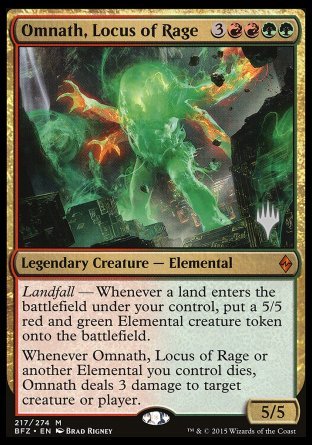 Omnath, Locus of Rage (Promo Pack) [Dungeons & Dragons: Adventures in the Forgotten Realms Promos] | Card Citadel