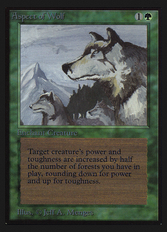 Aspect of Wolf (IE) [Intl. Collectors’ Edition] | Card Citadel