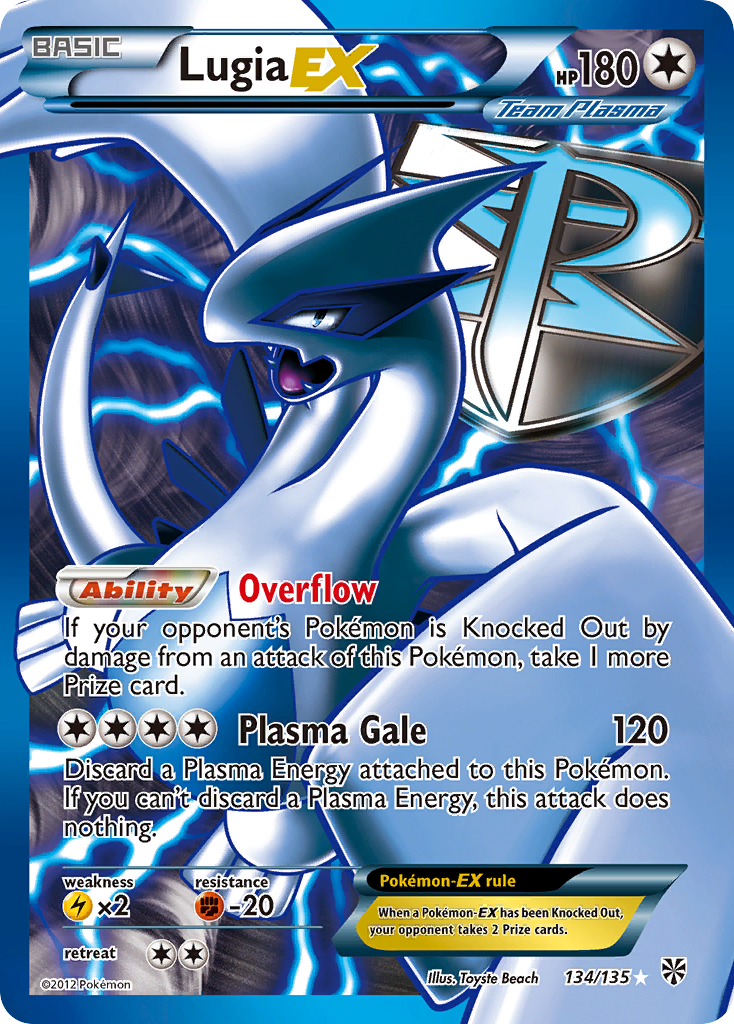 Lugia EX (134/135) [Black & White: Plasma Storm] | Card Citadel