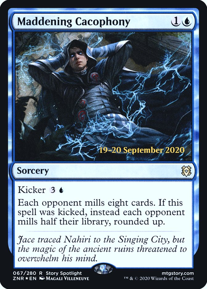 Maddening Cacophony  [Zendikar Rising Prerelease Promos] | Card Citadel