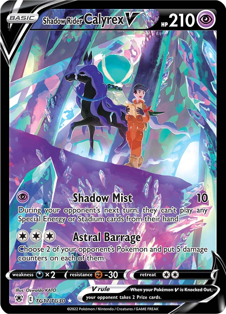 Shadow Rider Calyrex V (TG17/TG30) [Sword & Shield: Astral Radiance] | Card Citadel