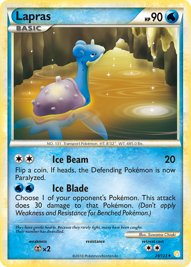 Lapras (24/123) [HeartGold & SoulSilver: Base Set] | Card Citadel