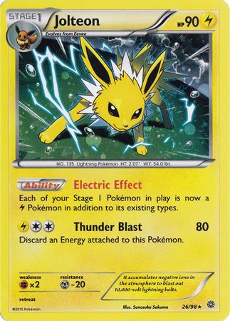 Jolteon (26/98) (Cosmos Holo) [XY: Ancient Origins] | Card Citadel