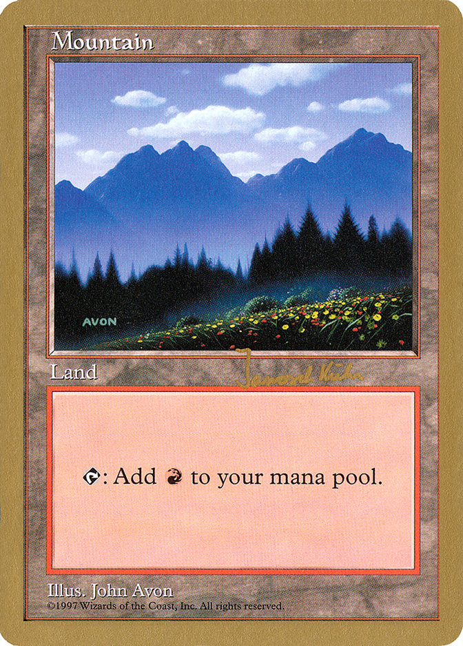 Mountain (jk445) (Janosch Kuhn) [World Championship Decks 1997] | Card Citadel