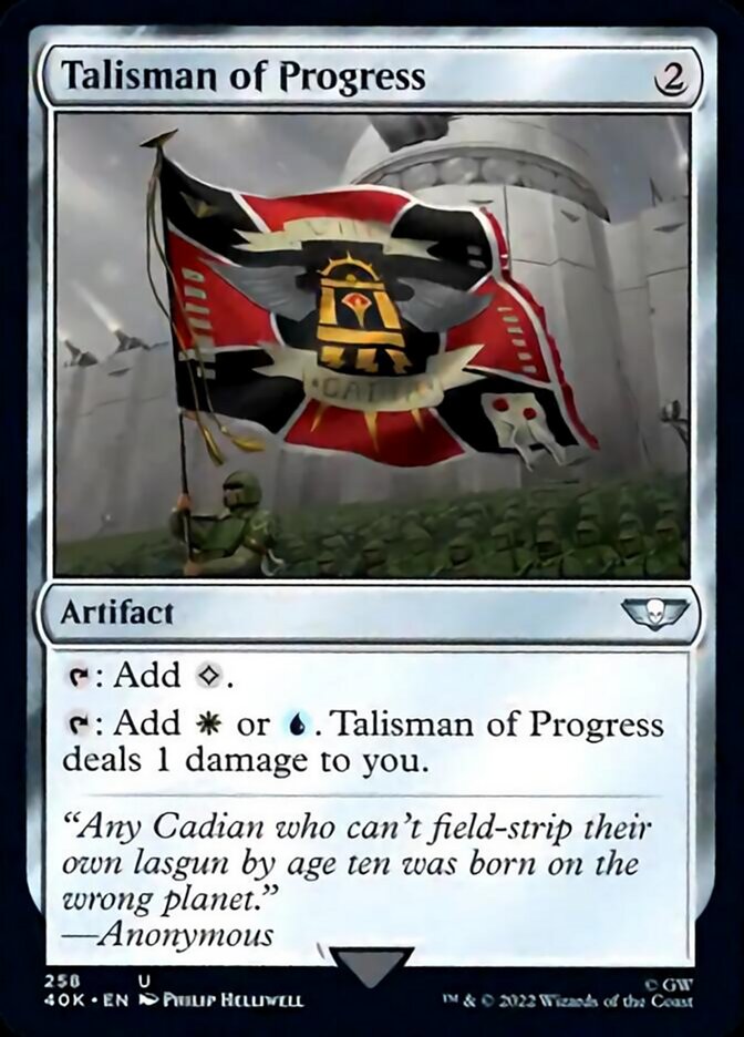 Talisman of Progress (Surge Foil) [Universes Beyond: Warhammer 40,000] | Card Citadel