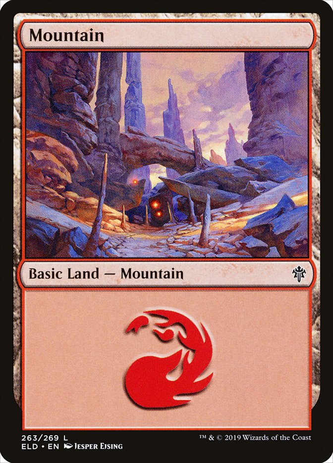 Mountain (263) [Throne of Eldraine] | Card Citadel