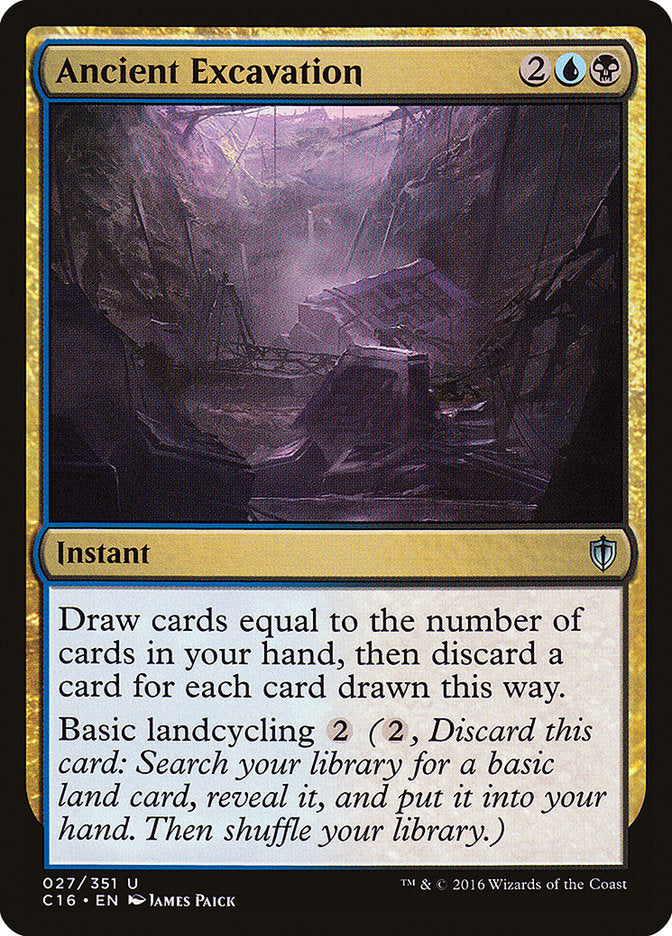 Ancient Excavation [Commander 2016] | Card Citadel