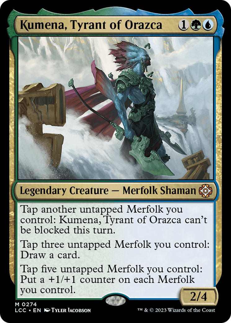 Kumena, Tyrant of Orazca [The Lost Caverns of Ixalan Commander] | Card Citadel