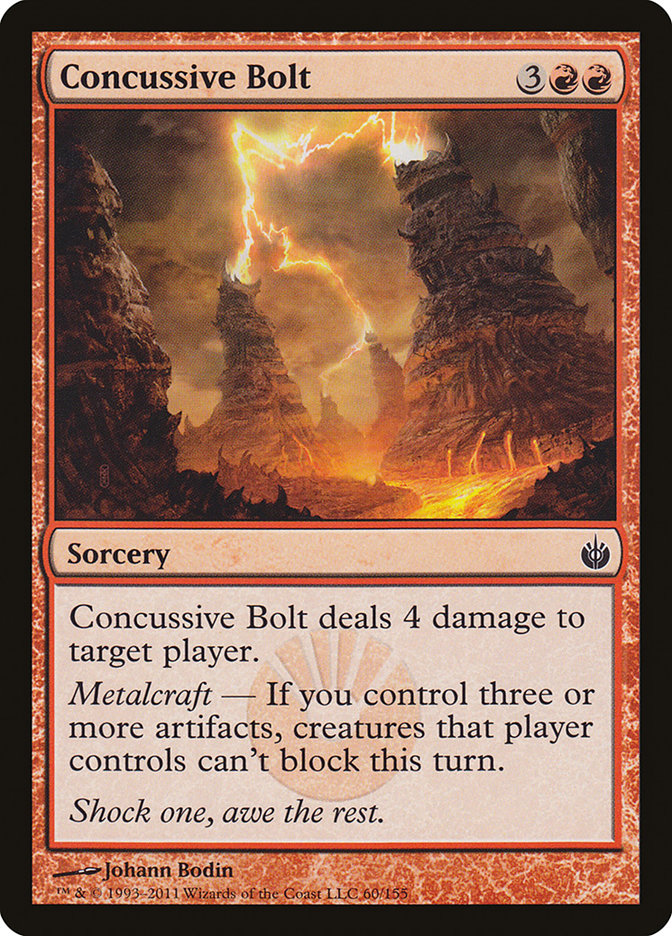 Concussive Bolt [Mirrodin Besieged] | Card Citadel