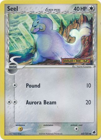 Seel (62/101) (Delta Species) (Stamped) [EX: Dragon Frontiers] | Card Citadel