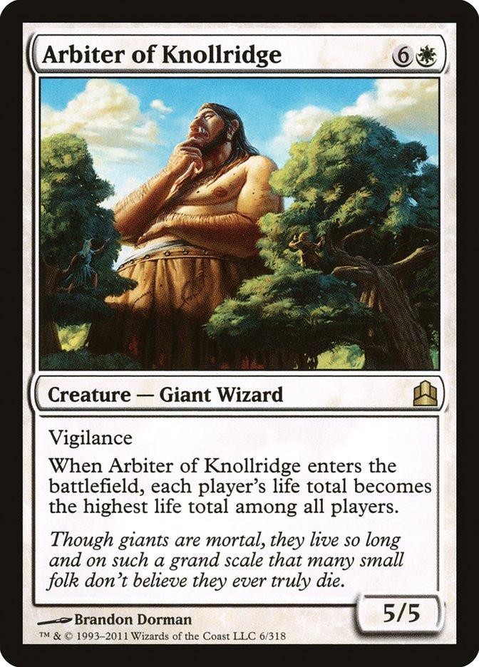 Arbiter of Knollridge [Commander 2011] | Card Citadel