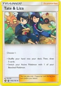 Tate & Liza (148a/168) (Alternate Art Promo) (Battle Arena Deck Exclusive) [Sun & Moon: Celestial Storm] | Card Citadel