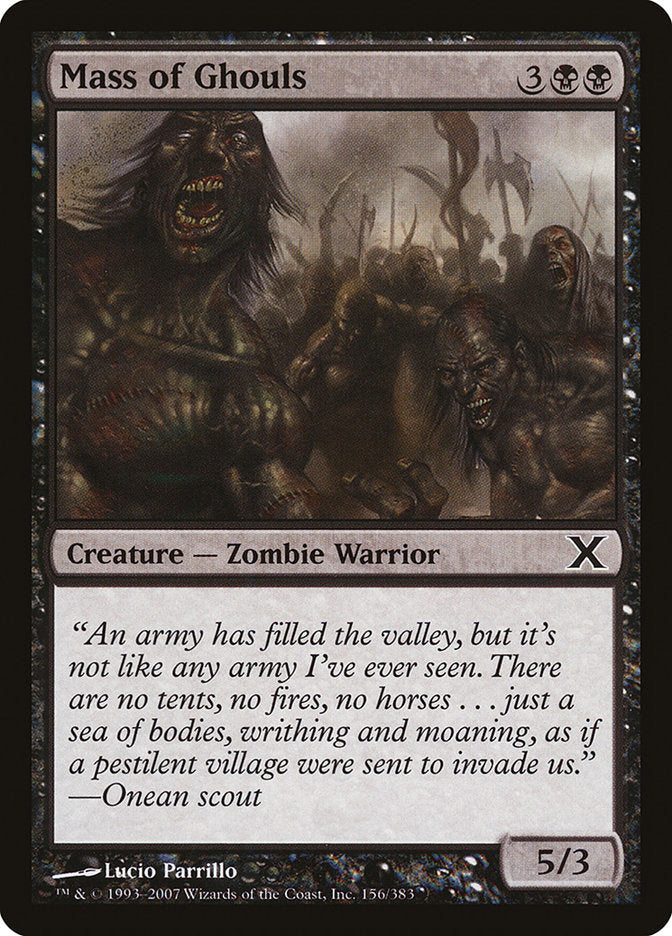 Mass of Ghouls [Tenth Edition] | Card Citadel