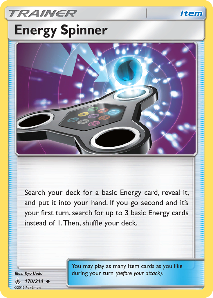 Energy Spinner (170/214) [Sun & Moon: Unbroken Bonds] | Card Citadel