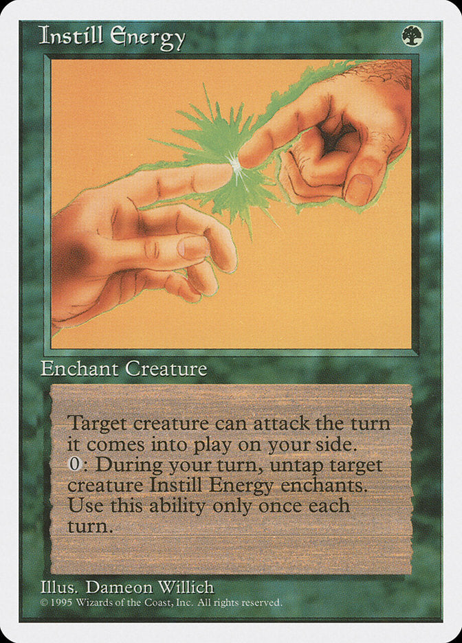 Instill Energy [Fourth Edition] | Card Citadel