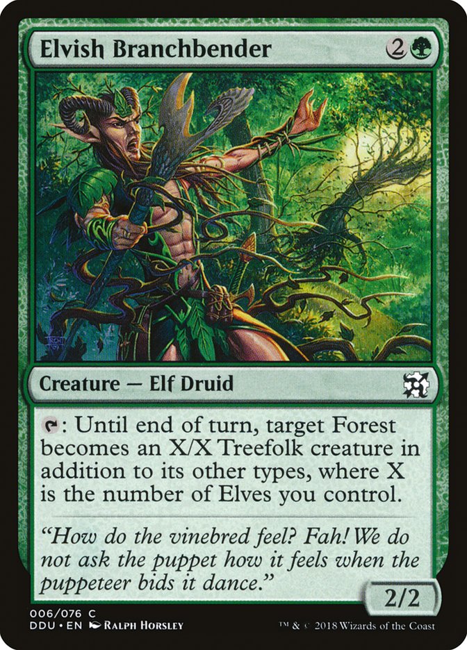 Elvish Branchbender [Duel Decks: Elves vs. Inventors] | Card Citadel