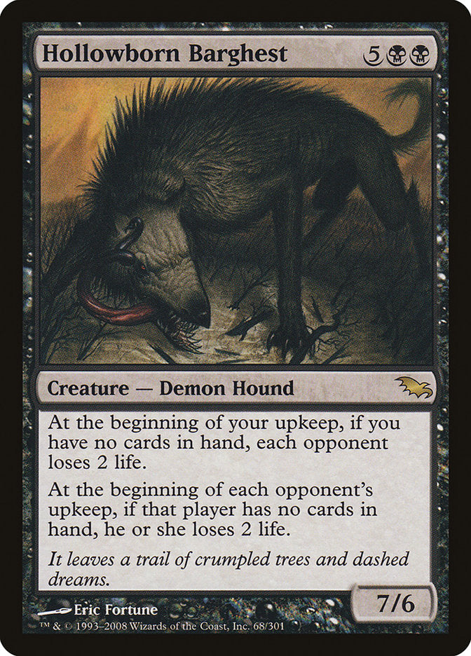 Hollowborn Barghest [Shadowmoor] | Card Citadel