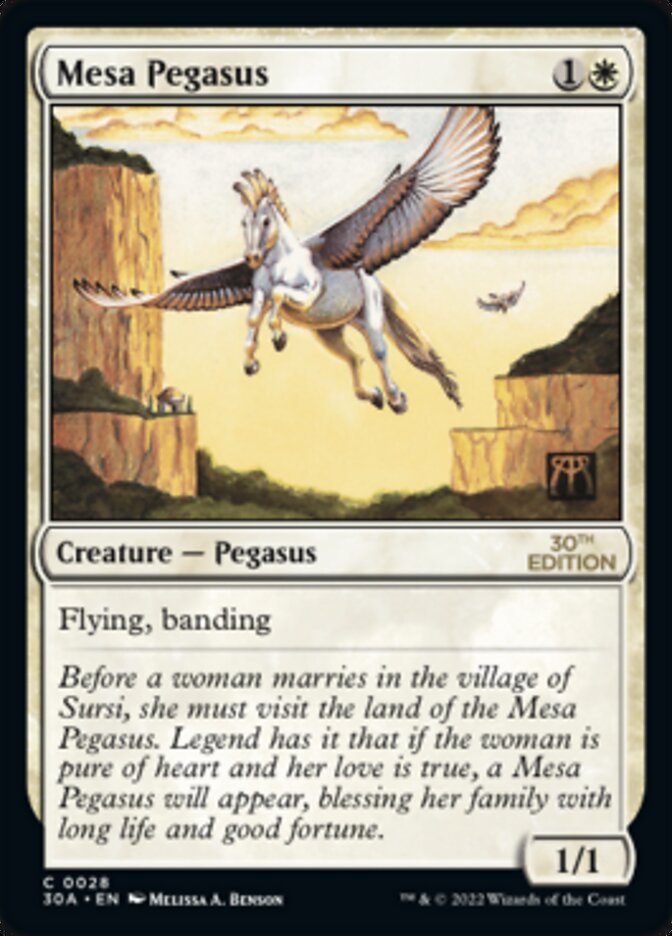 Mesa Pegasus [30th Anniversary Edition] | Card Citadel