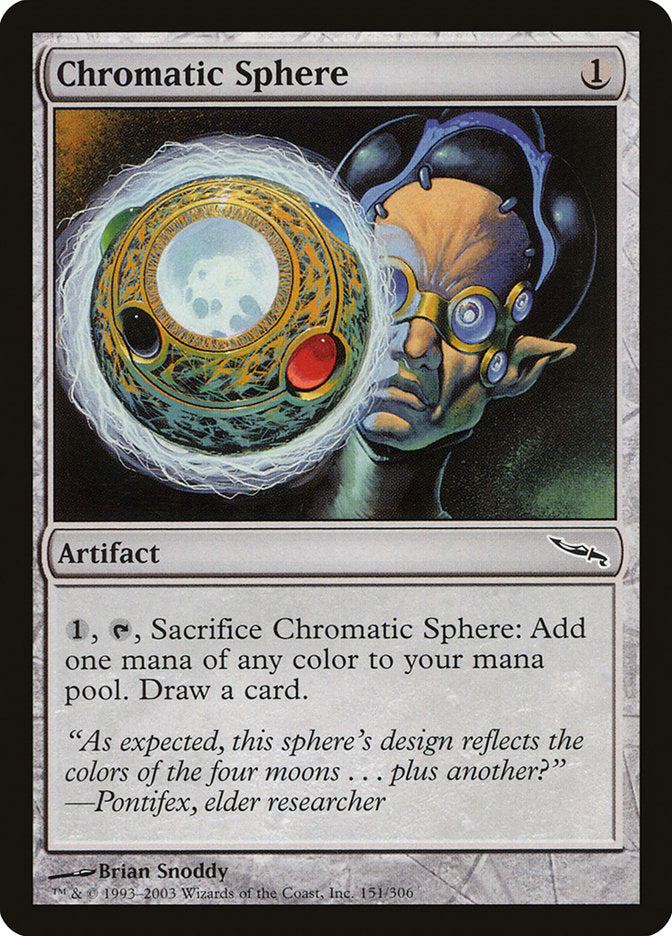 Chromatic Sphere [Mirrodin] | Card Citadel