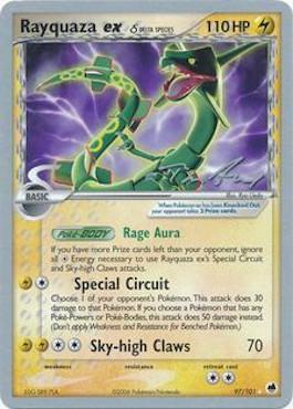 Rayquaza ex (97/101) (Delta Species) (Legendary Ascent - Tom Roos) [World Championships 2007] | Card Citadel