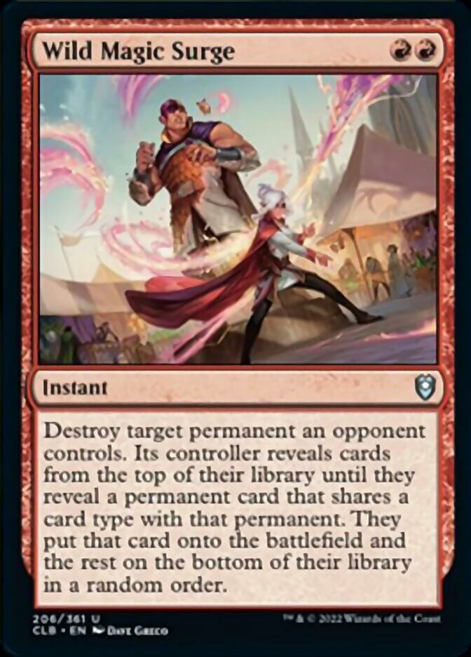 Wild Magic Surge [Commander Legends: Battle for Baldur's Gate] | Card Citadel