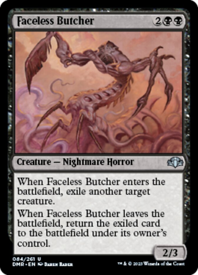 Faceless Butcher [Dominaria Remastered] | Card Citadel