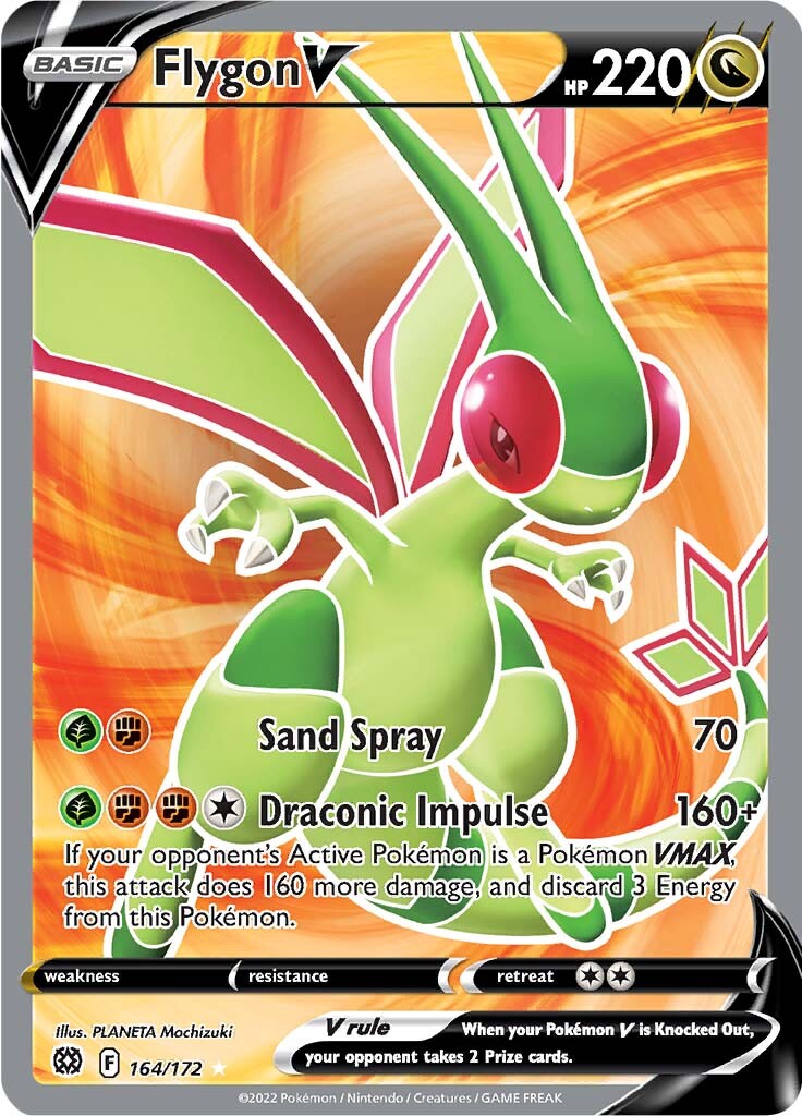 Flygon V (164/172) [Sword & Shield: Brilliant Stars] | Card Citadel