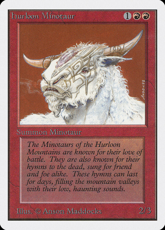 Hurloon Minotaur [Unlimited Edition] | Card Citadel