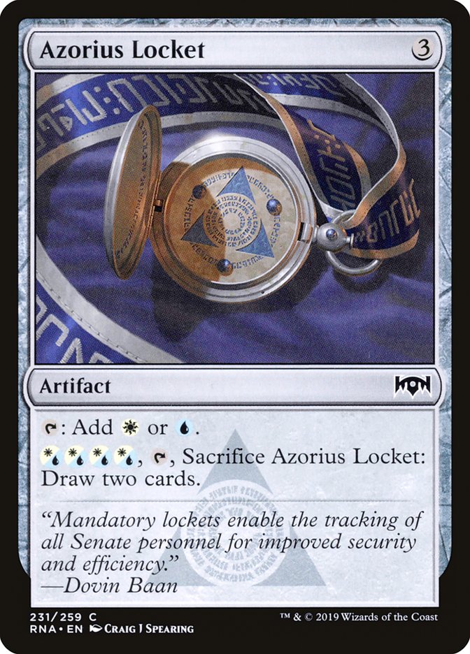 Azorius Locket [Ravnica Allegiance] | Card Citadel